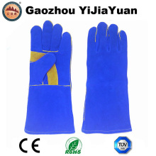 Guantes de trabajo de cuero de seguridad para soldadura con Ce En407